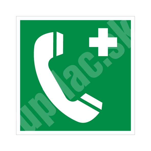 E010 Núdzový telefón pre prvú pomoc alebo únik