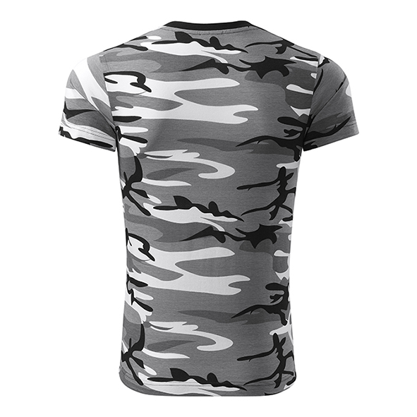Tričko Camouflage Gray s potlačou - od 1 ks