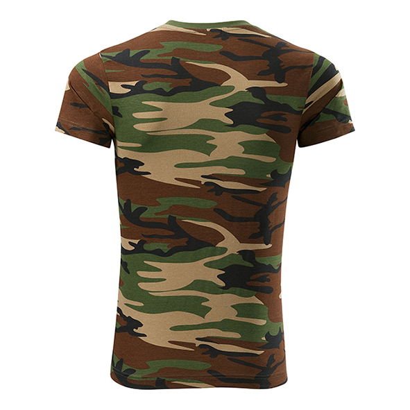 Tričko Camouflage Brown s potlačou - od 1 ks