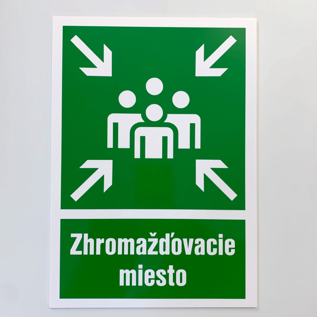Zhromaždovacie miesto - PVC 3 mm