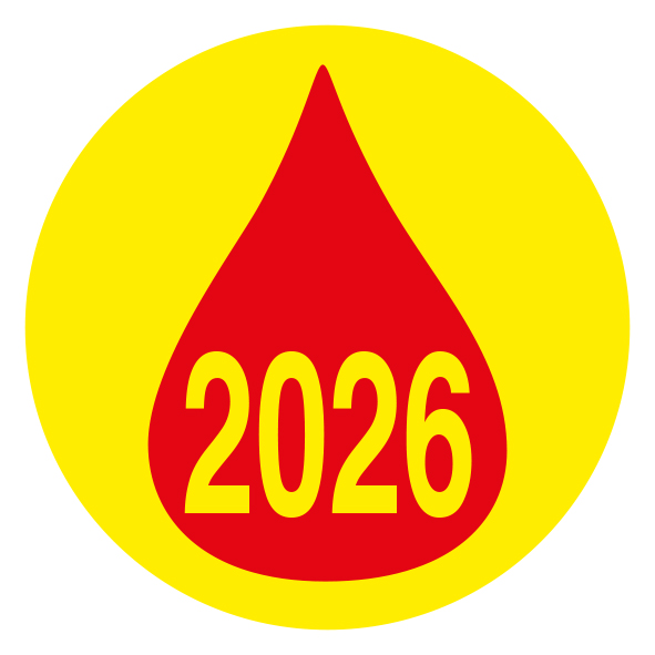 Samolepka s rokom 2026