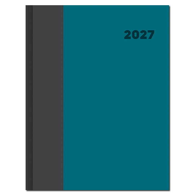 Manager diár A4 DOLCETTO sivo tyrkysový 2027