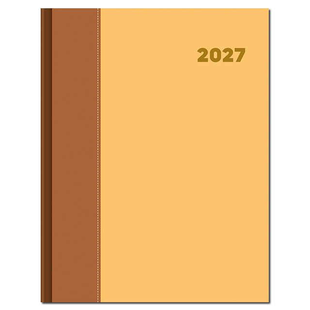 Manager diár A4 DOLCETTO hnedo zlatý 2027
